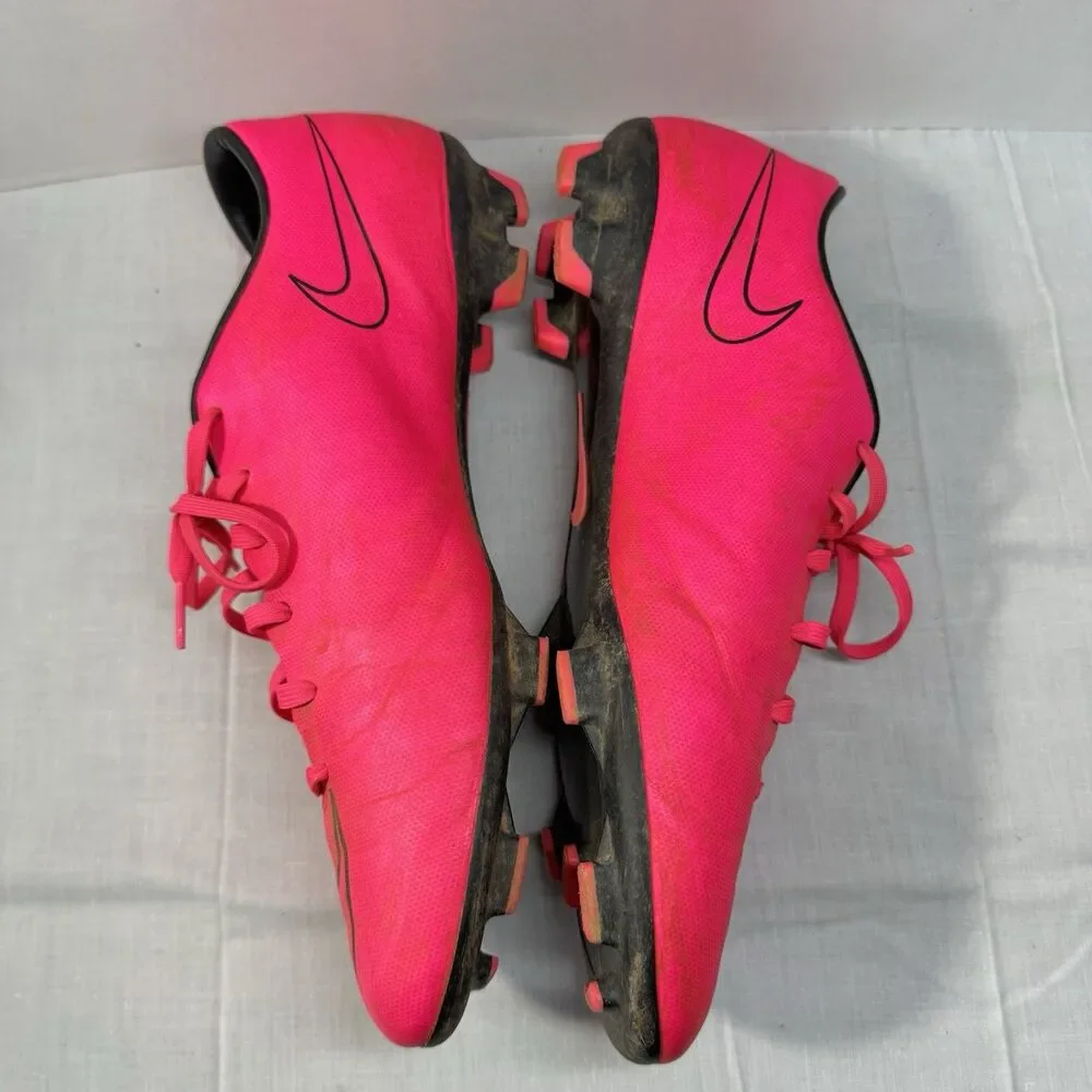 Nike Mercurial Victory 5 FG 651632-660 Soccer Shoes Hyper Pink Lace Up Men's 12